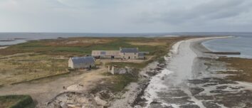 L'île Béniguet vue du ciel