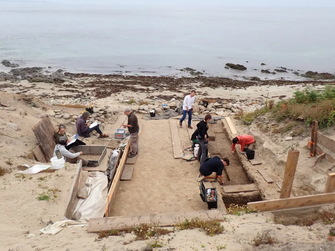 Un chantier de fouille.