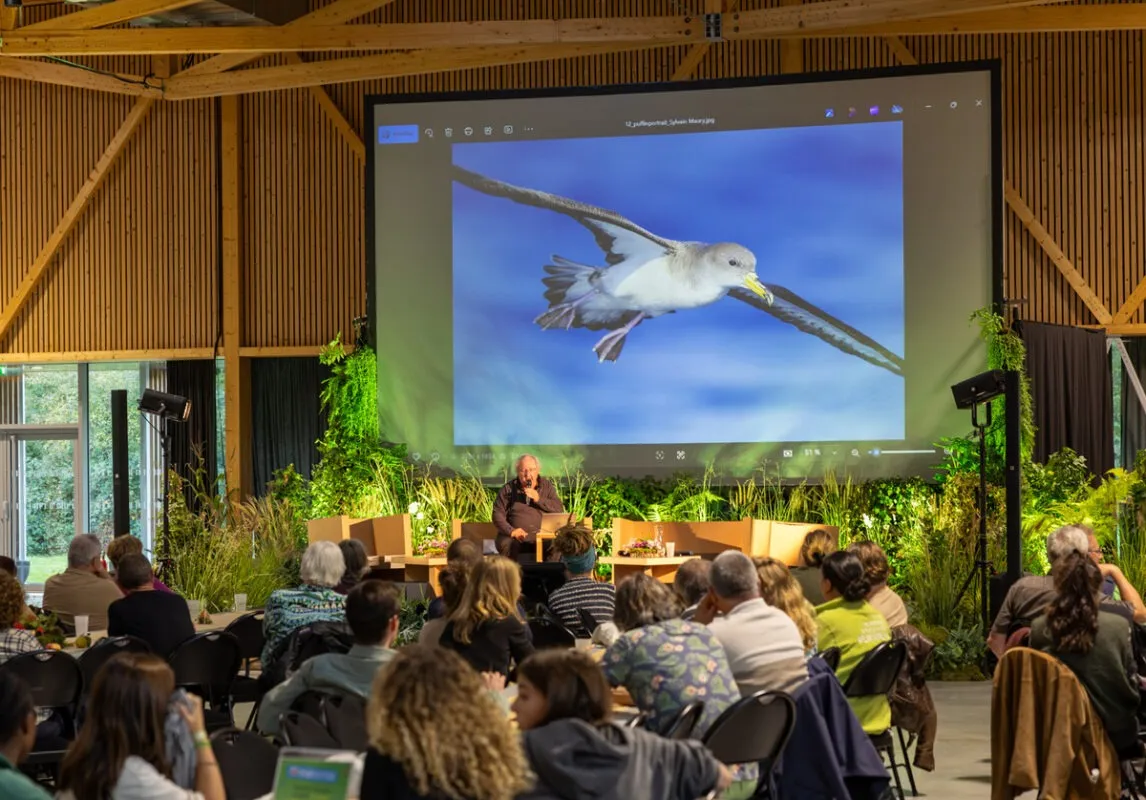 Fernand Deroussen a proposé une animation ludique autour des sons des animaux.