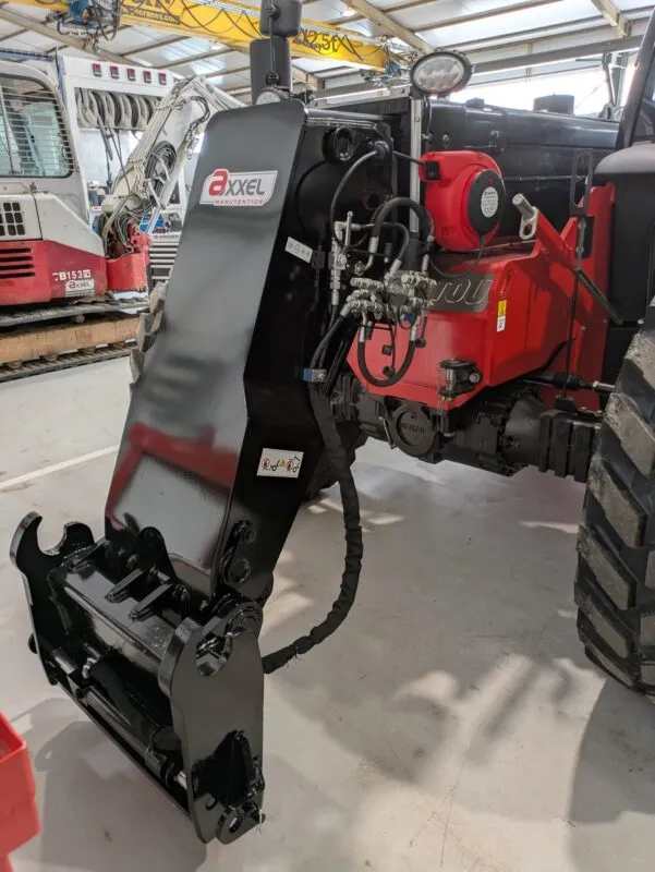 Le reconditionnement donne la possibilité de monter de nouveaux accessoires comme des fonctions hydrauliques supplémentaires.