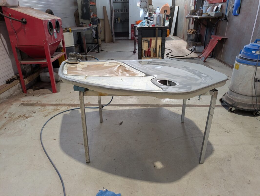 N’importe quel composant, comme cette porte, peut être repeint en fonction de la demande du client.