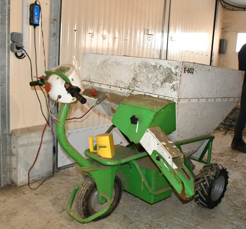 Une brouette électrique