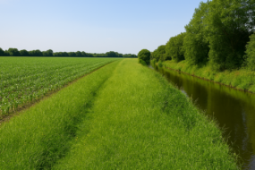 Des bandes enherbées