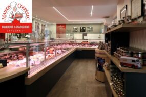 L'intérieur d'une boucherie