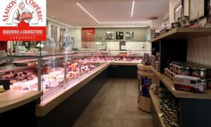 L'intérieur d'une boucherie