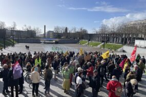 Une manistation à Brest