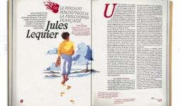 Pages de la revue Brasero sur Jules lequier