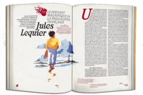 Pages de la revue Brasero sur Jules lequier