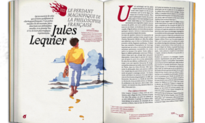 Pages de la revue Brasero sur Jules lequier