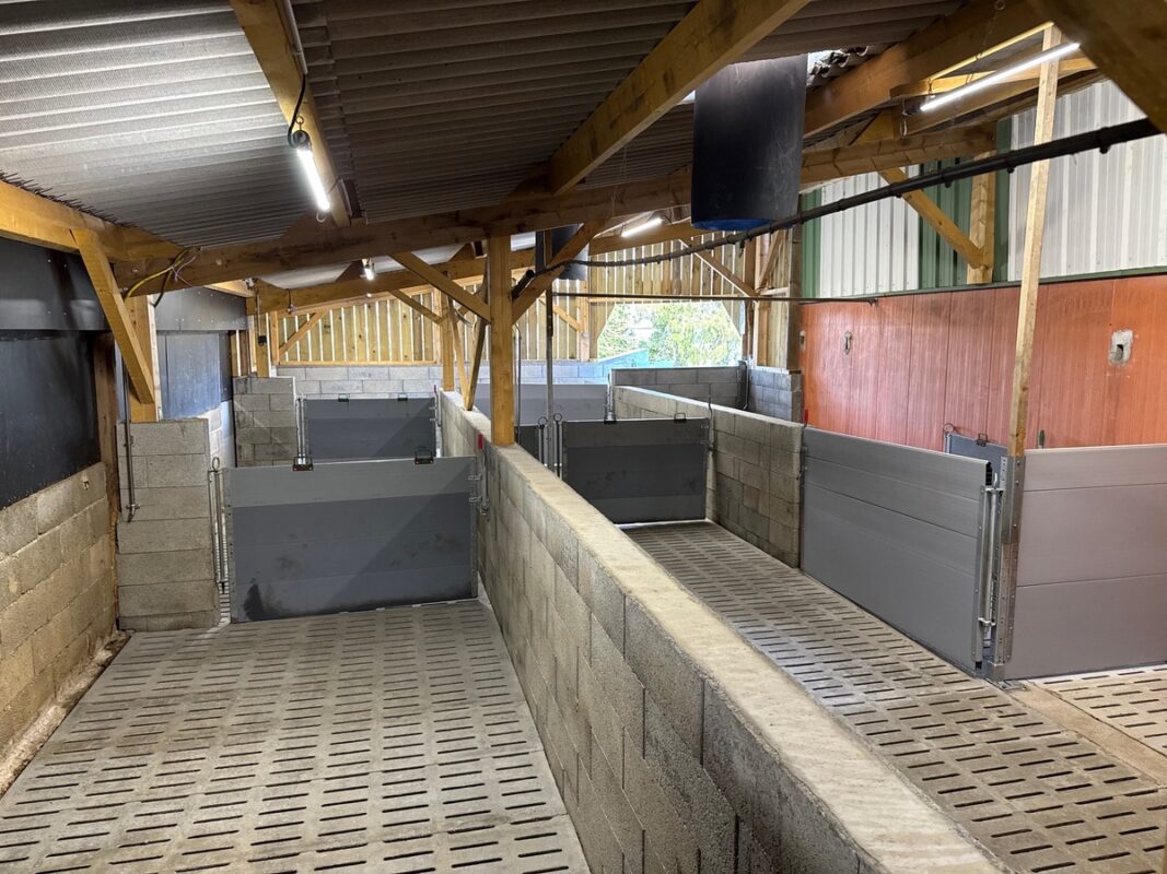 Le quai d'embarquement rénové au Gaec de Carphi