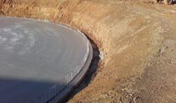 Construction d'une fosse à lisier