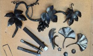 Des réalisations de ferronerie en forme de feuilles