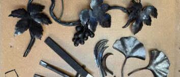 Des réalisations de ferronerie en forme de feuilles