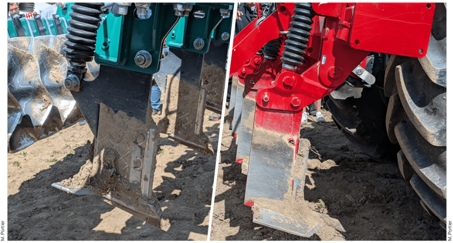 gros plan sur les dents d'outils de décompactage
