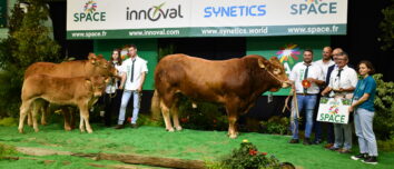 gagnants limousins sur podium du Space