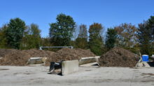 Une plateforme de compostage