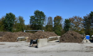 Une plateforme de compostage
