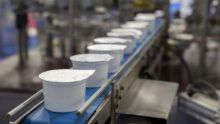 ligne de production de yaourts
