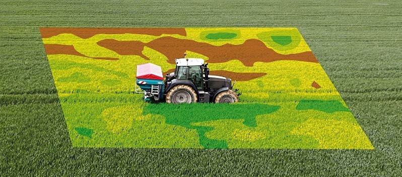 vision satellite globale du stock d’azote d'une parcelle cultivée