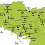 carte de la pousse de l'herbe en bretagne du 20 au 26 octobre 2026